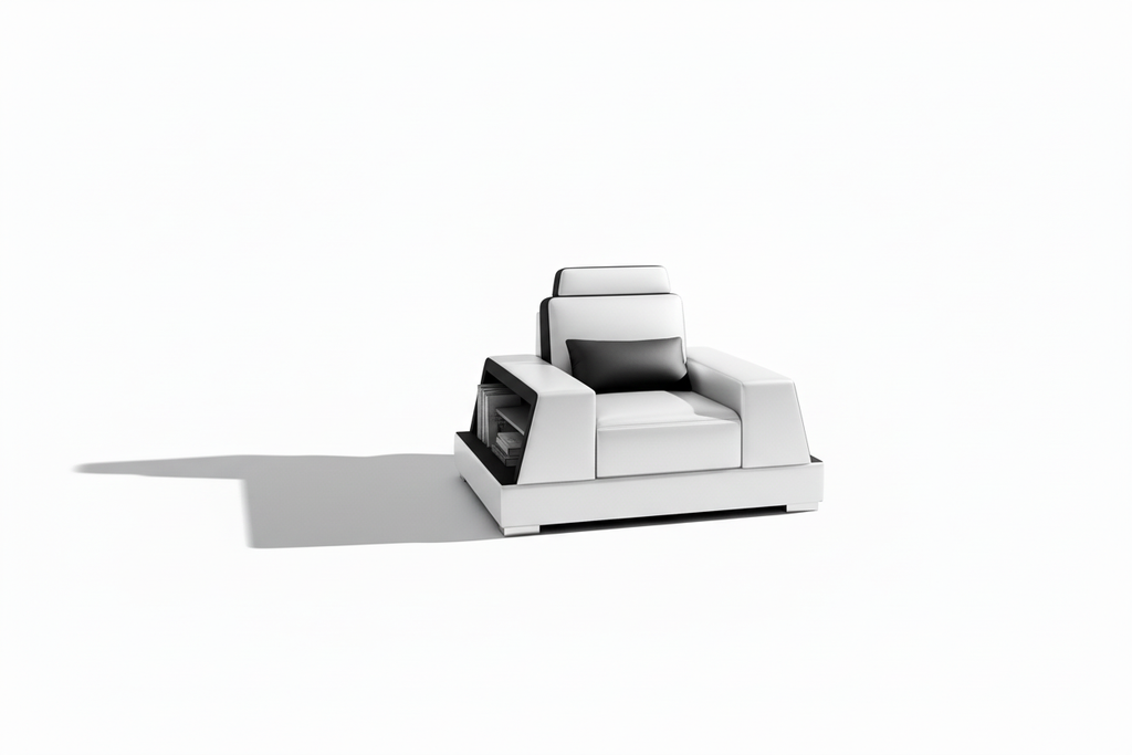 CIVIA Living System Open Lounge Configuration - chaise lounge with long shadow