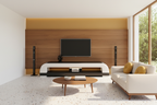 Dictict TV Stand cream black mid-century