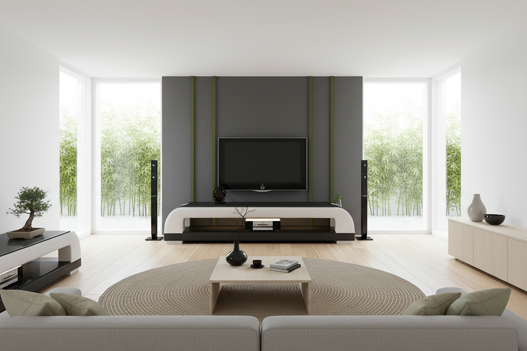 Dictict TV Stand Japanese zen minimalist