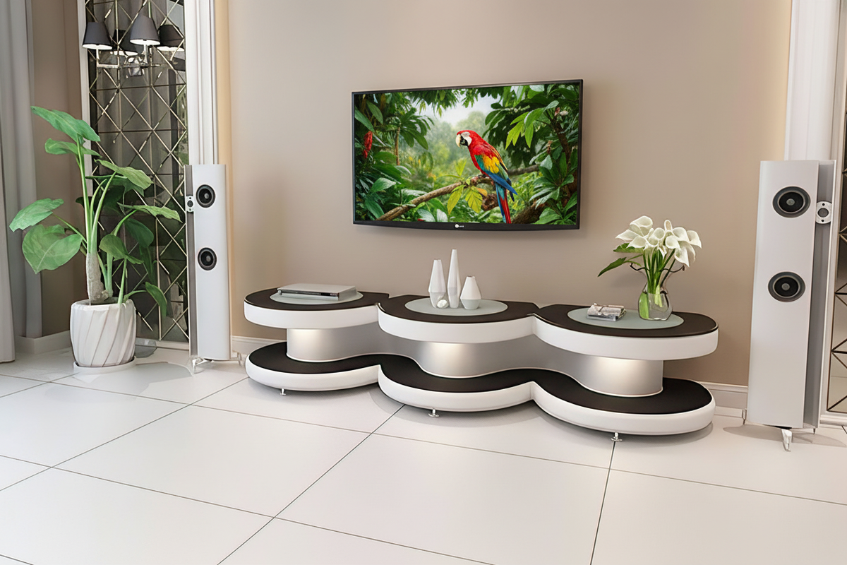 Emma TV Stand dark finish