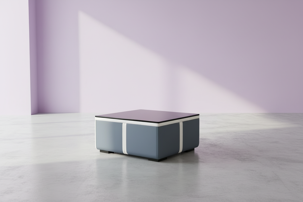 Lisa Coffee Table - Soft Lavender Purple Background