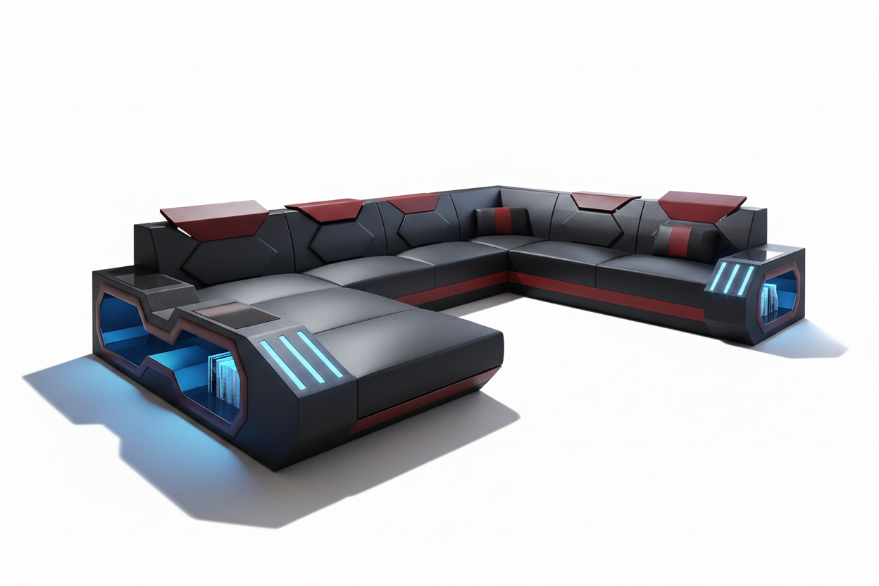 Sahara full sectional with reflection