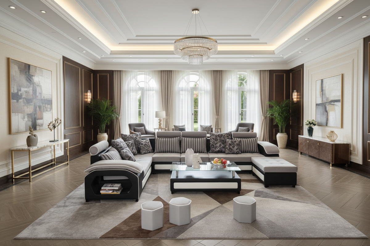 Selena Classical Modular Tufted Sectional